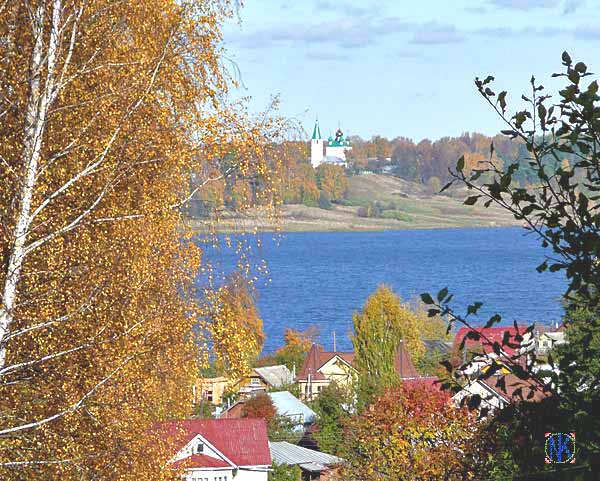 Вид на Пырьевку и Волгу